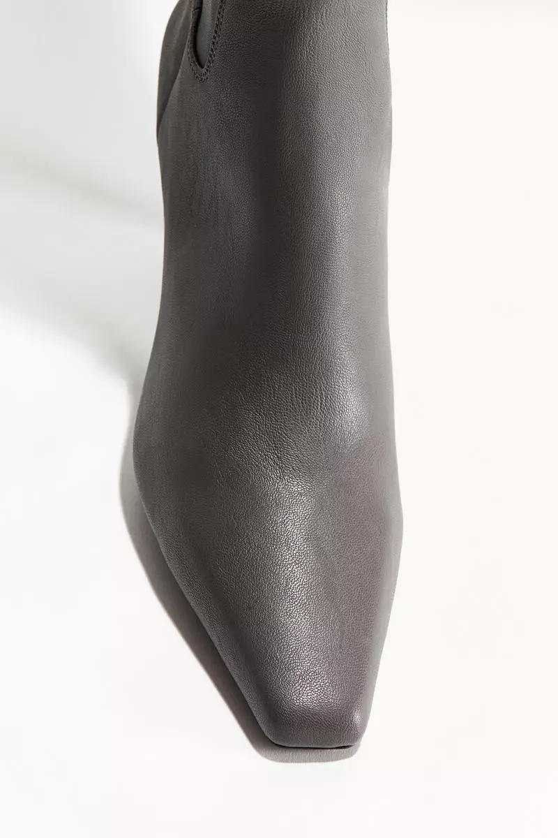 Thigh-high sock boots