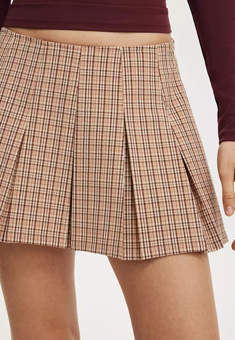 Mae Pleated Mini Skirt