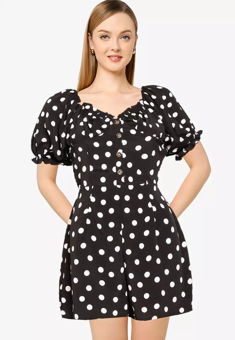 Missguided polka 2025 dot dress