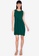 ZALORA BASICS green Basic Asymmetric Frill Sleeveless Dress E4EEAAAAF9C08EGS_4