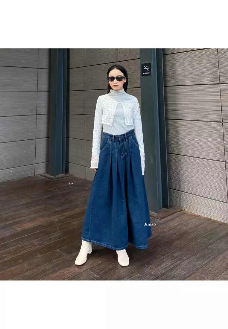 Highwaist Rok Ashley Jeans Panjang 908 SEVENTY