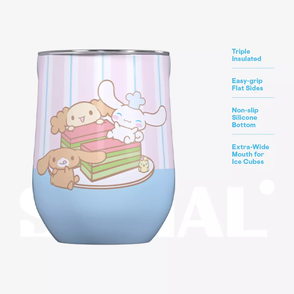 Corkcicle + Sanrio Characters - Cinnamoroll Lovely Layers Stemless
