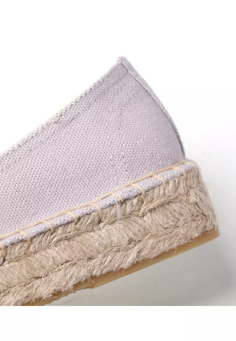 厚底帆布草編麻底鞋 HB87