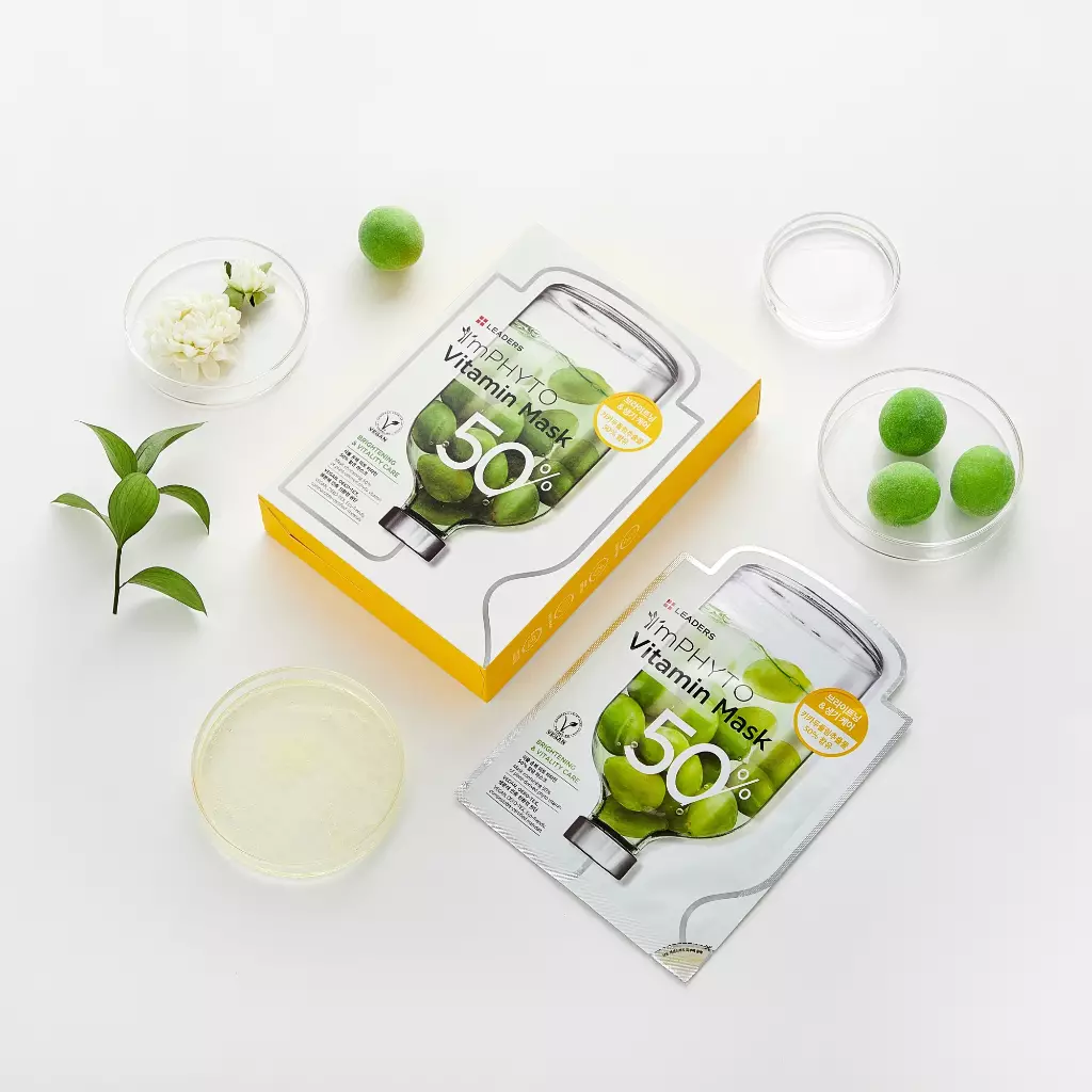 Leaders Imphyto Vitamin Sheet Mask 23 ml - Masker Wajah