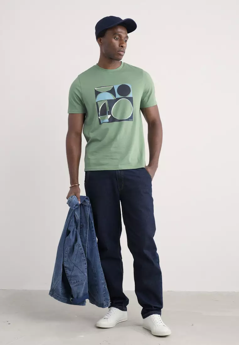 Seasalt Cornwall Green Midwatch T-Shirt