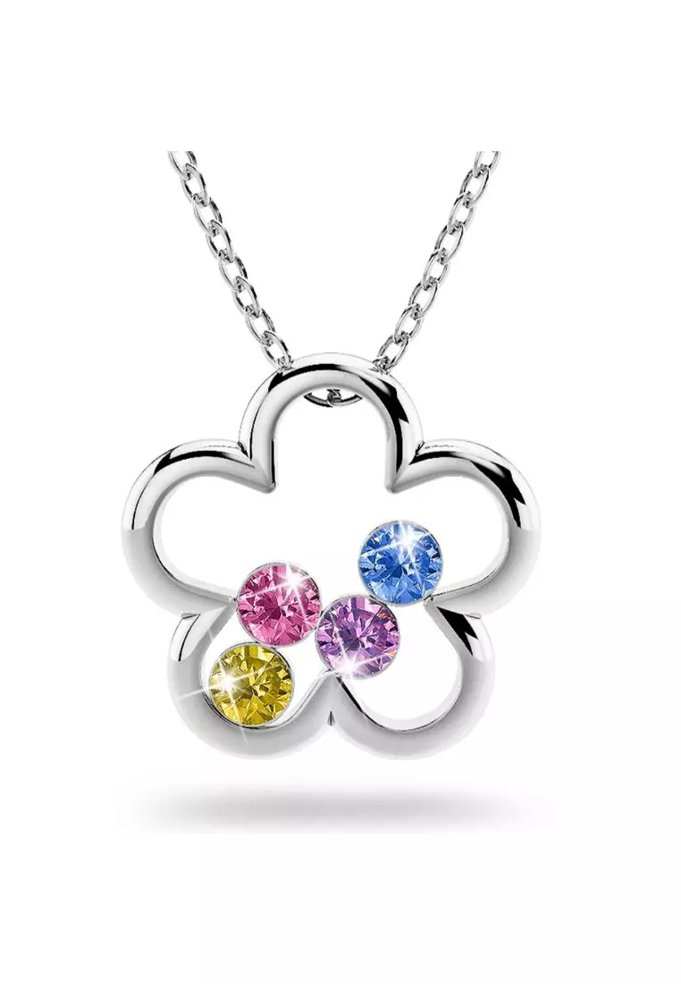 KRYSTAL COUTURE Krystal Flora Necklace Embellished with SWAROVSKI® crystals