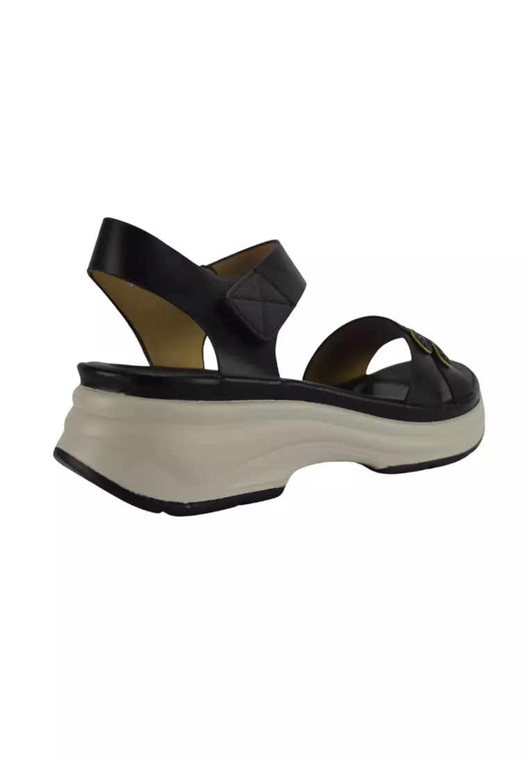 Women's Flats Sandals LX 24564 Black C51