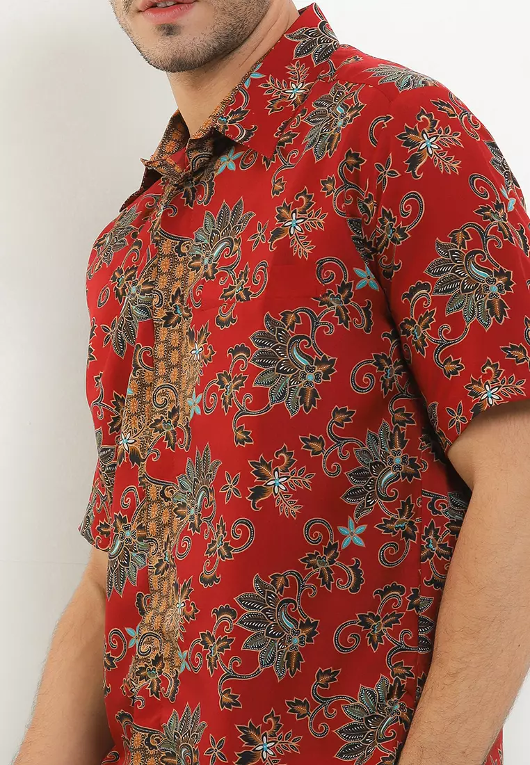 Hem Regular Fit Batik Kembang 1