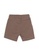 FOX Kids & Baby brown Mid Brown French Terry Shorts 705EAKA78DB131GS_2