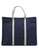 Bagstation blue and navy Duo-Tone Canvas Top Handle Bag BA607AC0SRLRMY_3