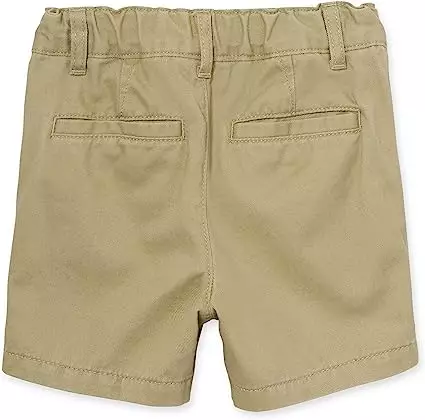 Boys Uniform Stretch Chino Shorts - Celana Bayi & Anak Laki (Coklat)