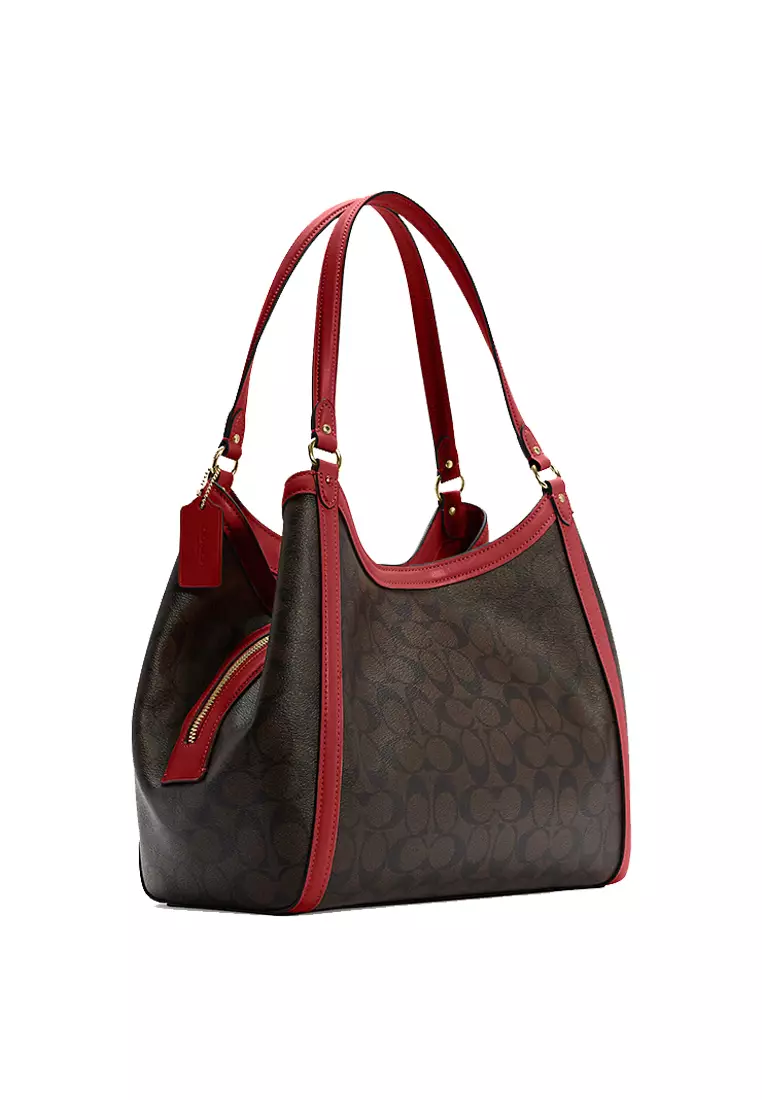 Buy Coach Hadley Hobo 21 Tote Bag - Black At 29% Off