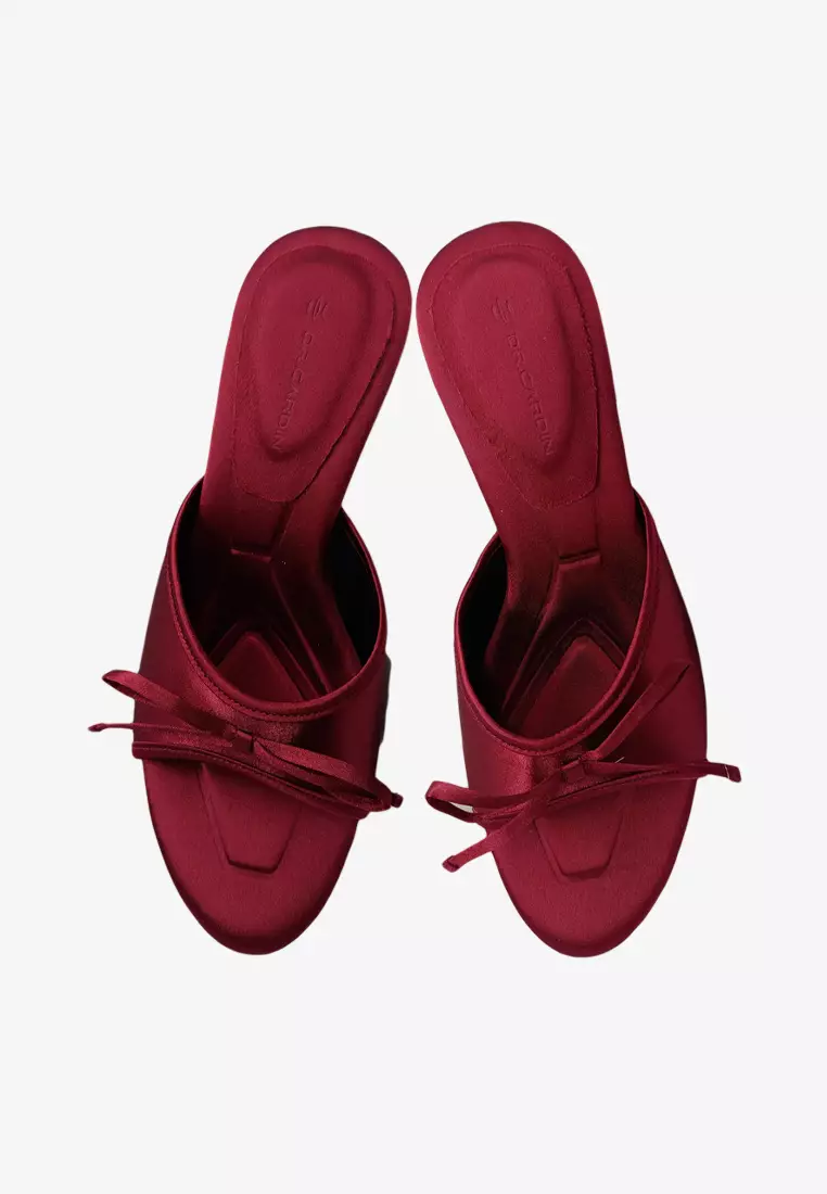 Dr Cardin Women Lush Eve 2-inch Heels | Satin | Suede L-RNZ-9339