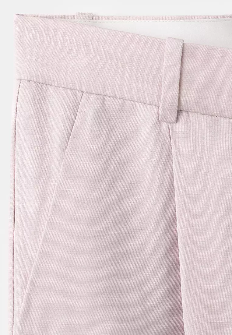 Straight-Fit Suit Trousers