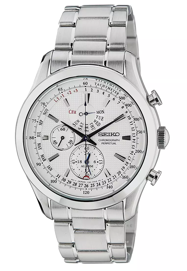 Seiko neo classic alarm perpetual online chronograph