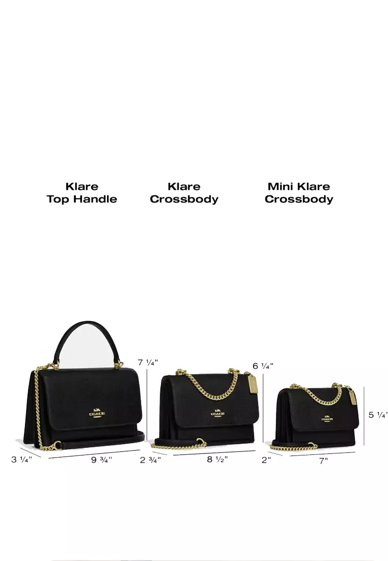 Mini Klare Crossbody Bag - Black