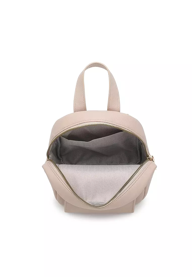 Women's 2-Way Backpack / Crossbody Bag / Sling Bag - Apricot