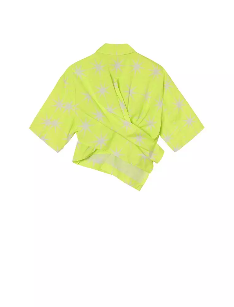 Loose Star Pattern Everyday Casual Short Sleeve Shirt