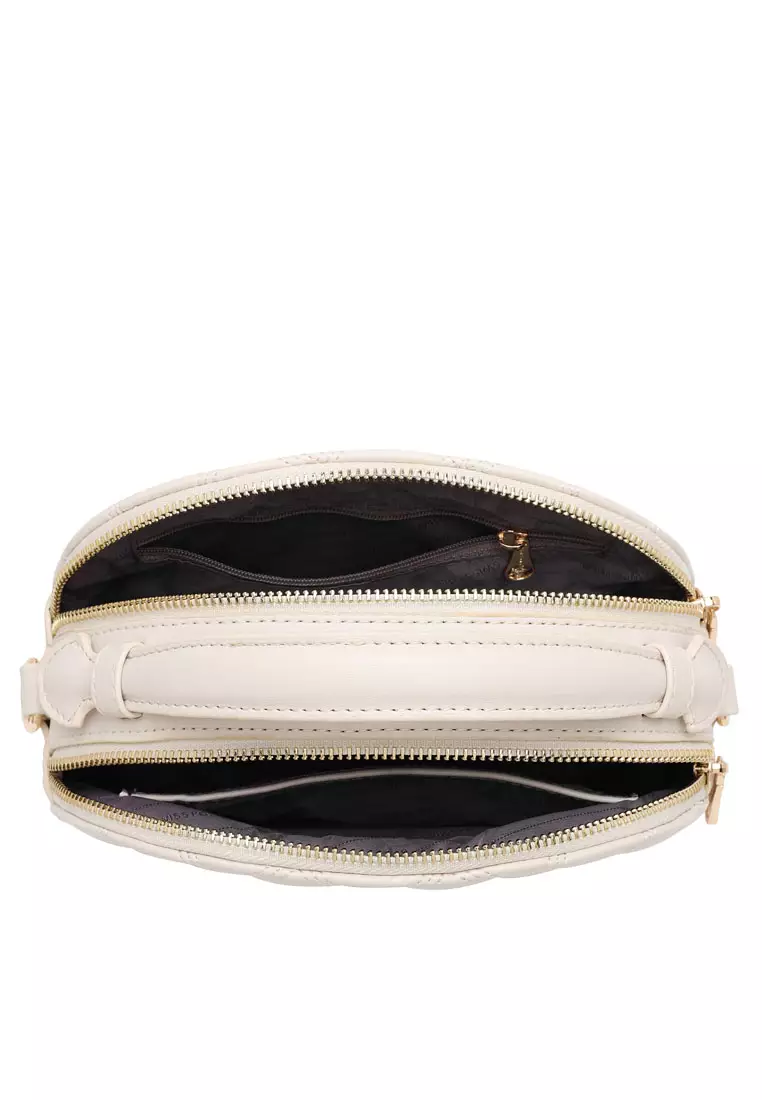 Women's Top Handle Bag / Sling Bag / Crossbody Bag (Tas Selempang / Tas Tangan) - Putih