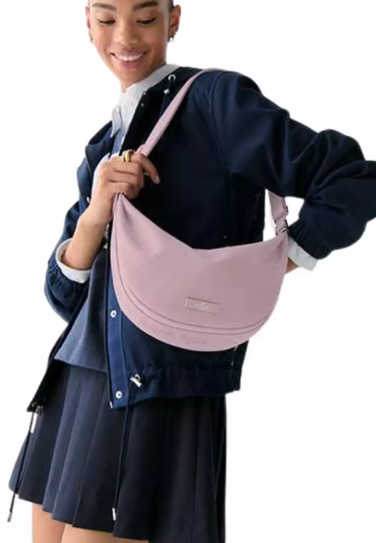 Kate Spade Carter Nylon Medium Sling Bag In Lavender Smoke KL966