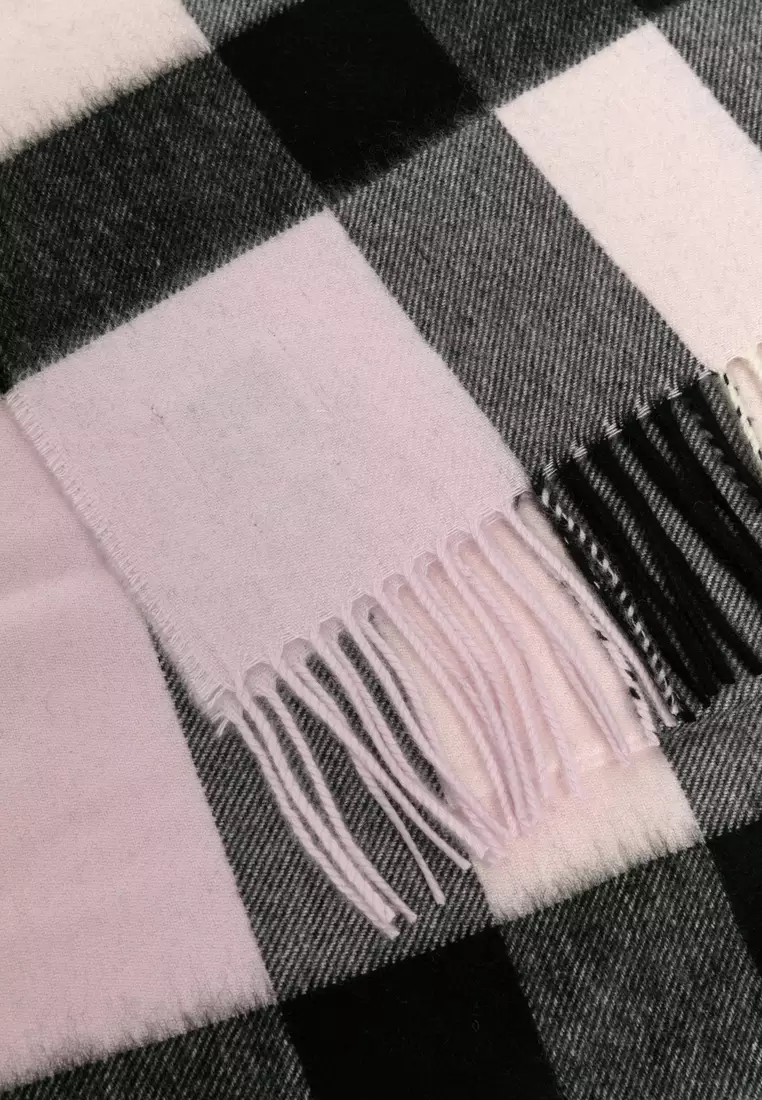 Burberry brit sheer mega check scarf top