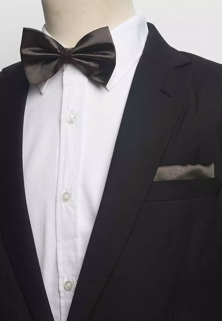 Dasi Kupu Bowtie Mindnite Grey A09