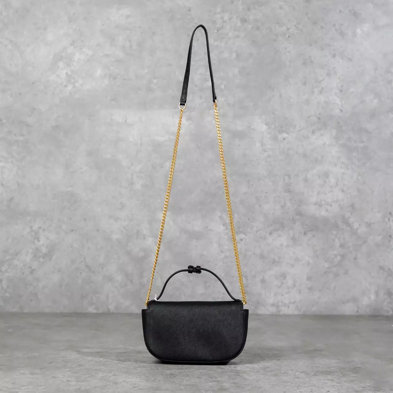 Tas TORY BURCH EMERSON GHW BLACK FLAP SHOULDER BAG 100% ORIGINAL