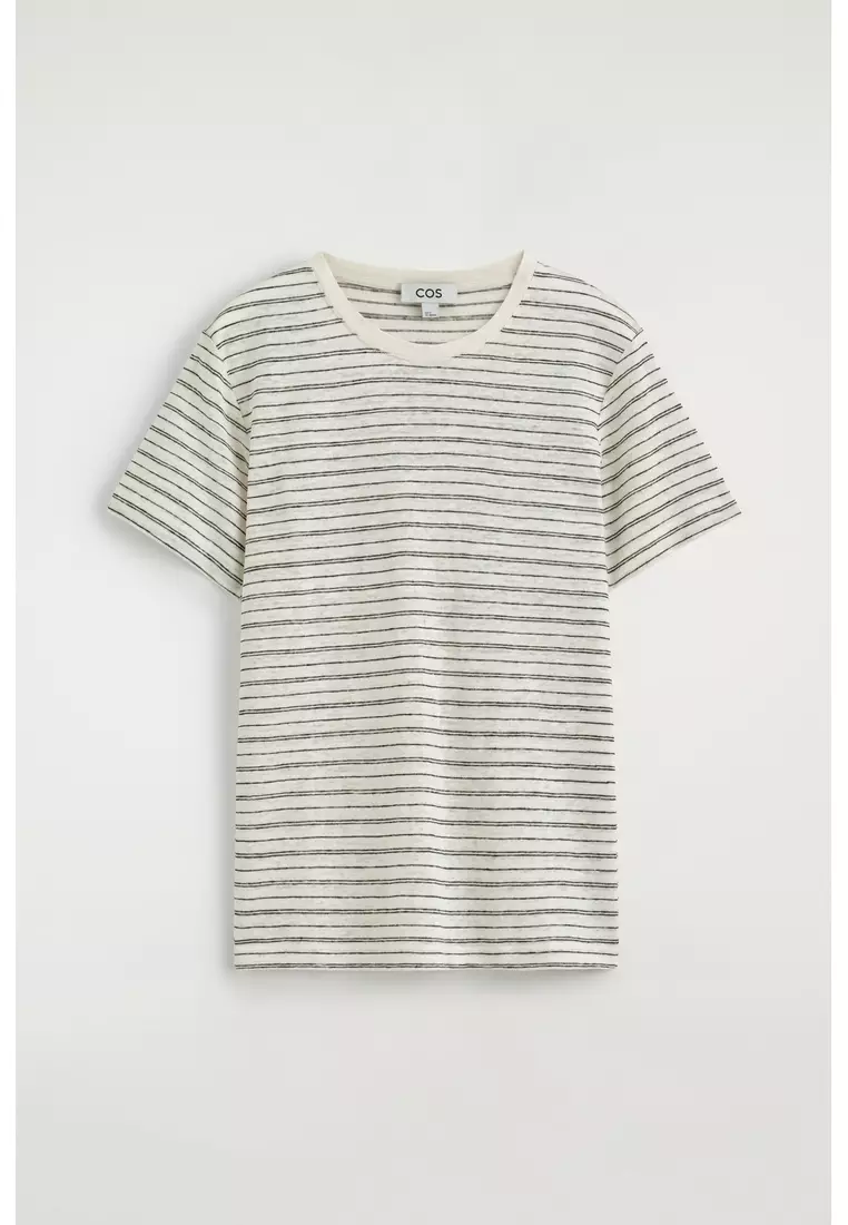 CREW-NECK LINEN T-SHIRT