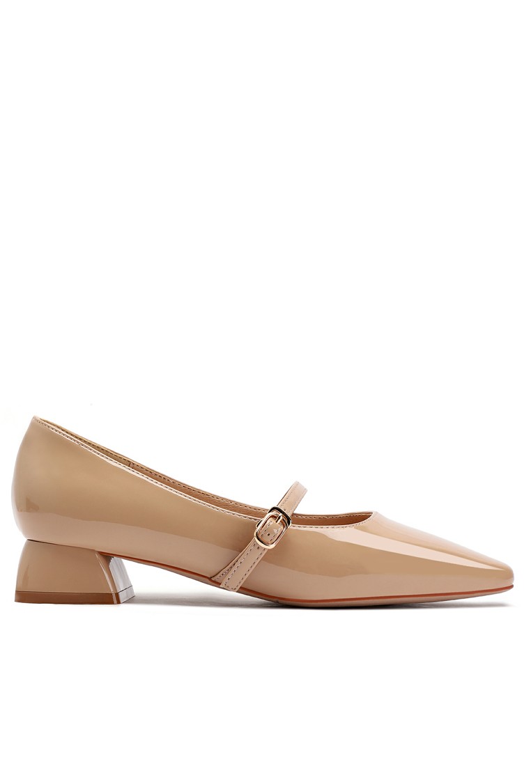 3CM Patent Leather Mary Jane Shoes 213-3