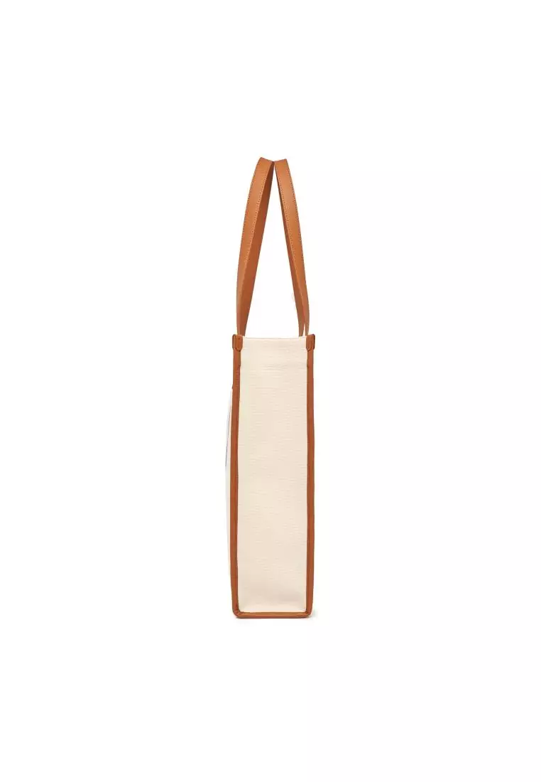 BASIC CANVAS VERTICAL TOTE BAG BOSTON RED SOX