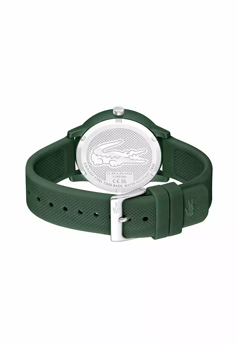 12.12 Move Men's Watch Green Silicone Strap - Green Dial 2011238