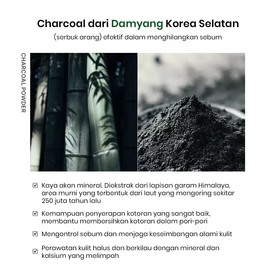 Holika Holika CLINFINITE Black Salt and Charcoal Deep Pore Foam Cleanser | Sabun Garam Hitam Himalaya