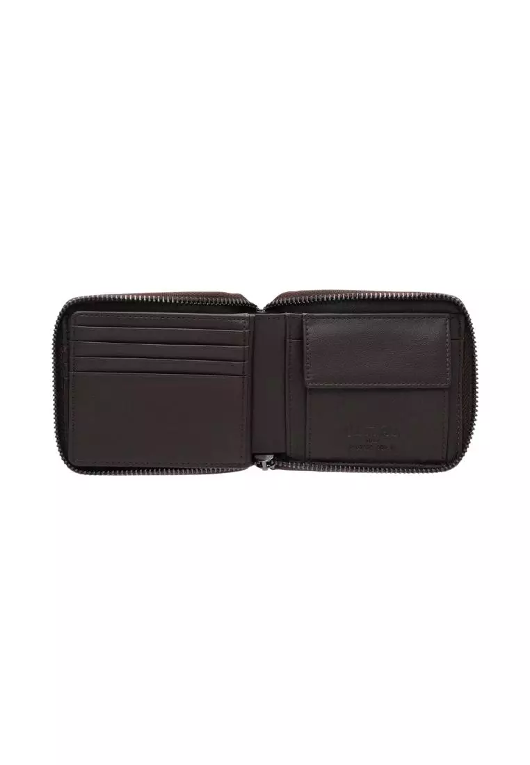 Valentino Rudy Italy Men's Leather RFID Tri-Fold Short Wallet 0467023-600