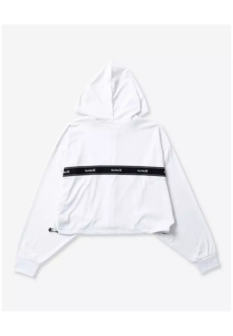 White hurley clearance hoodie