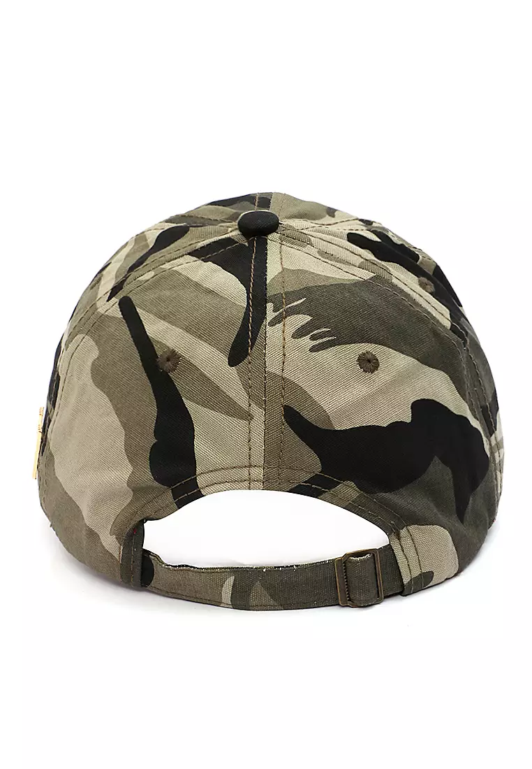 Drsh Topi Caps Baseball Unisex Casual Army Resizable Strap Material Cotton Drill ORIGINAL - Camouflage