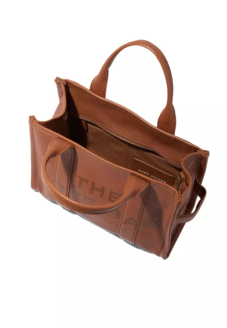 Marc Jacobs The Leather Medium Tote Bag Argan Oil H004L01PF21