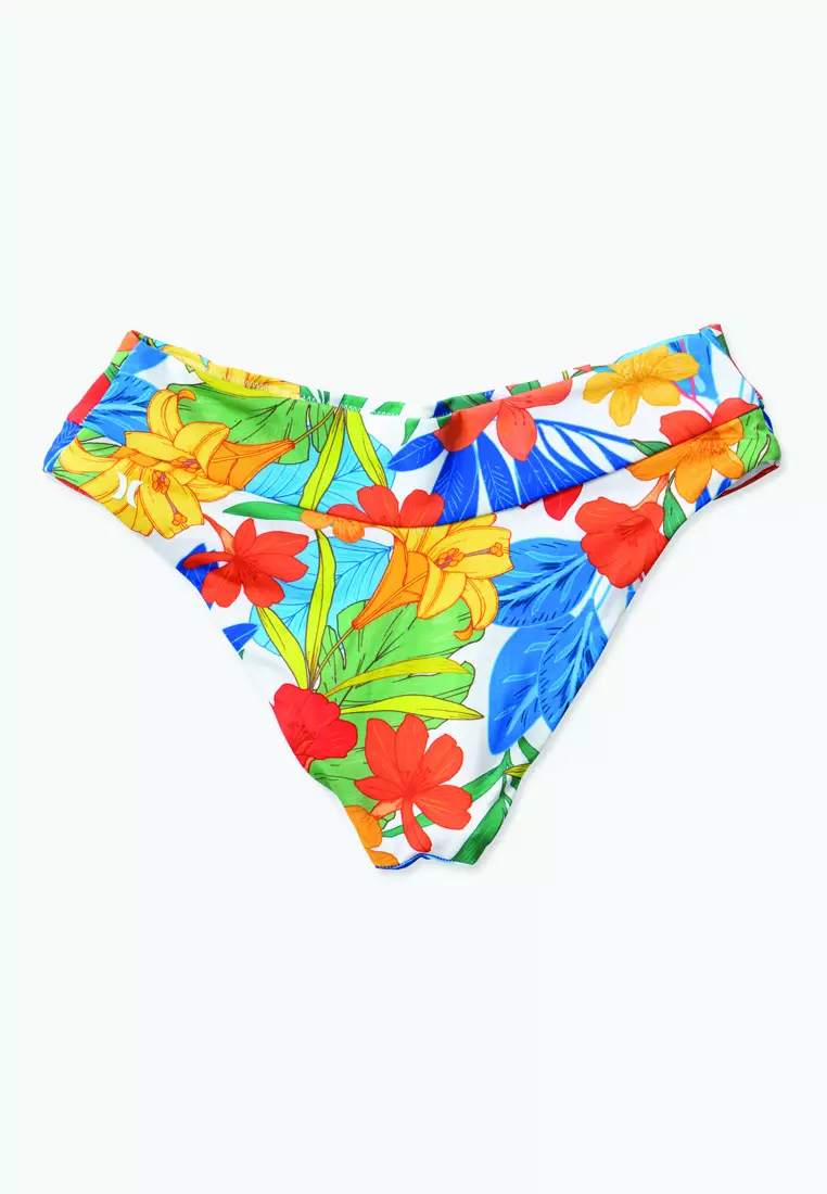 Buy Hurley Hurley Womens Beach Botanic Moderate Hipster Bikini Bottom Hb1179 Multi Online 9167