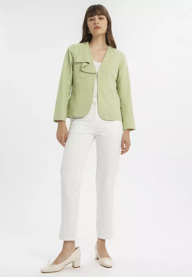 Minimal Firly Outer Pale Green