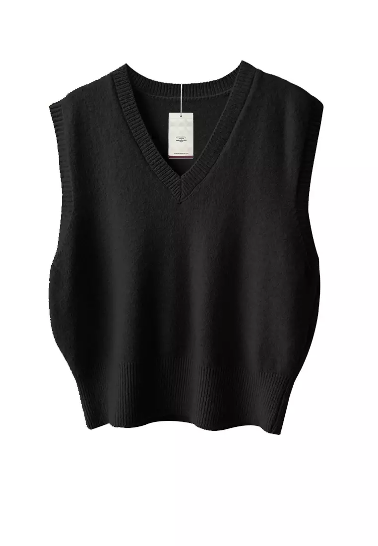 v neck vest top