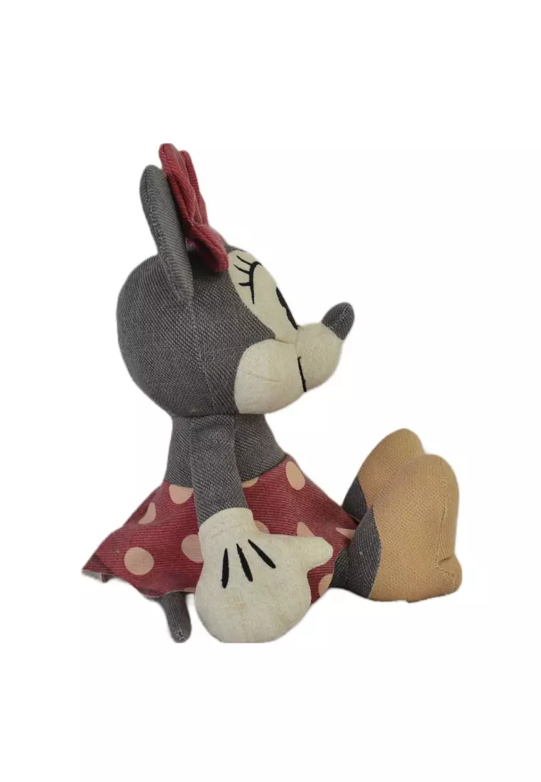 Disney Plush D100 Vintage 8" Minnie Mouse