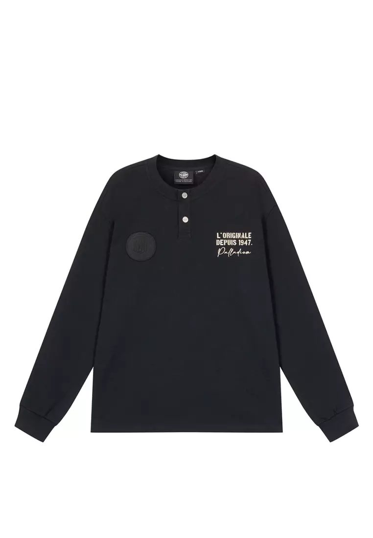 韓国限定 everyone long sleeve tee shirt 背中ロゴ Palladium MEN'S PALLADIUM LOGO LONG SLEEVES COTTON T-SHIRT