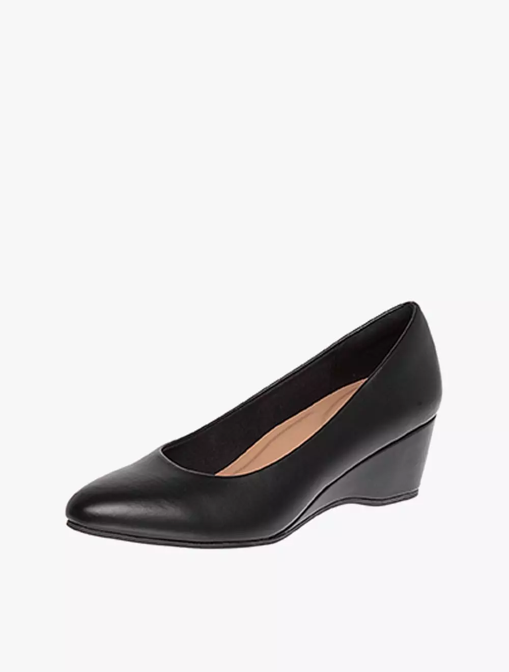 Payless Comfort Plus By Predictions Womens Bliss Comfort Wedges - Black_04