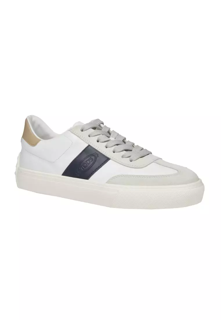 Tod's white sale leather sneakers