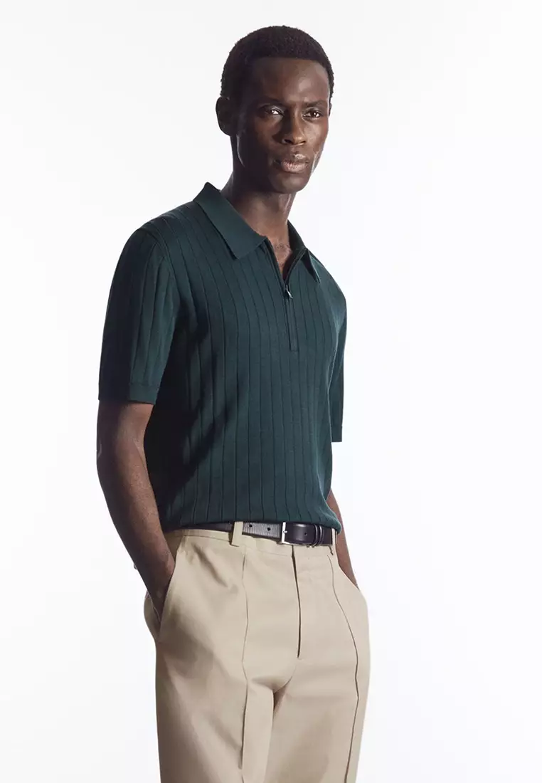 Cos cotton knit polo outlet