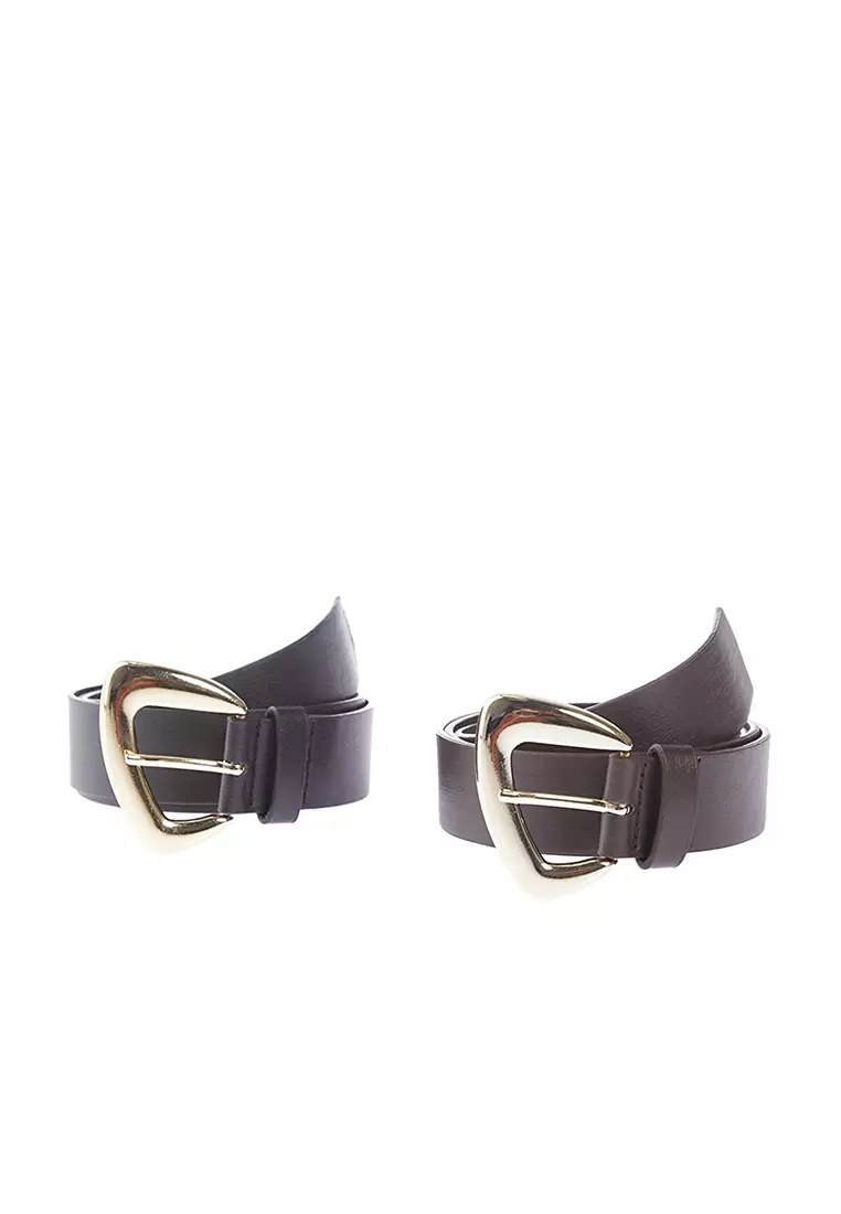 線上選購Trendyol 2-Pack Pin Buckle Belt | ZALORA 台灣