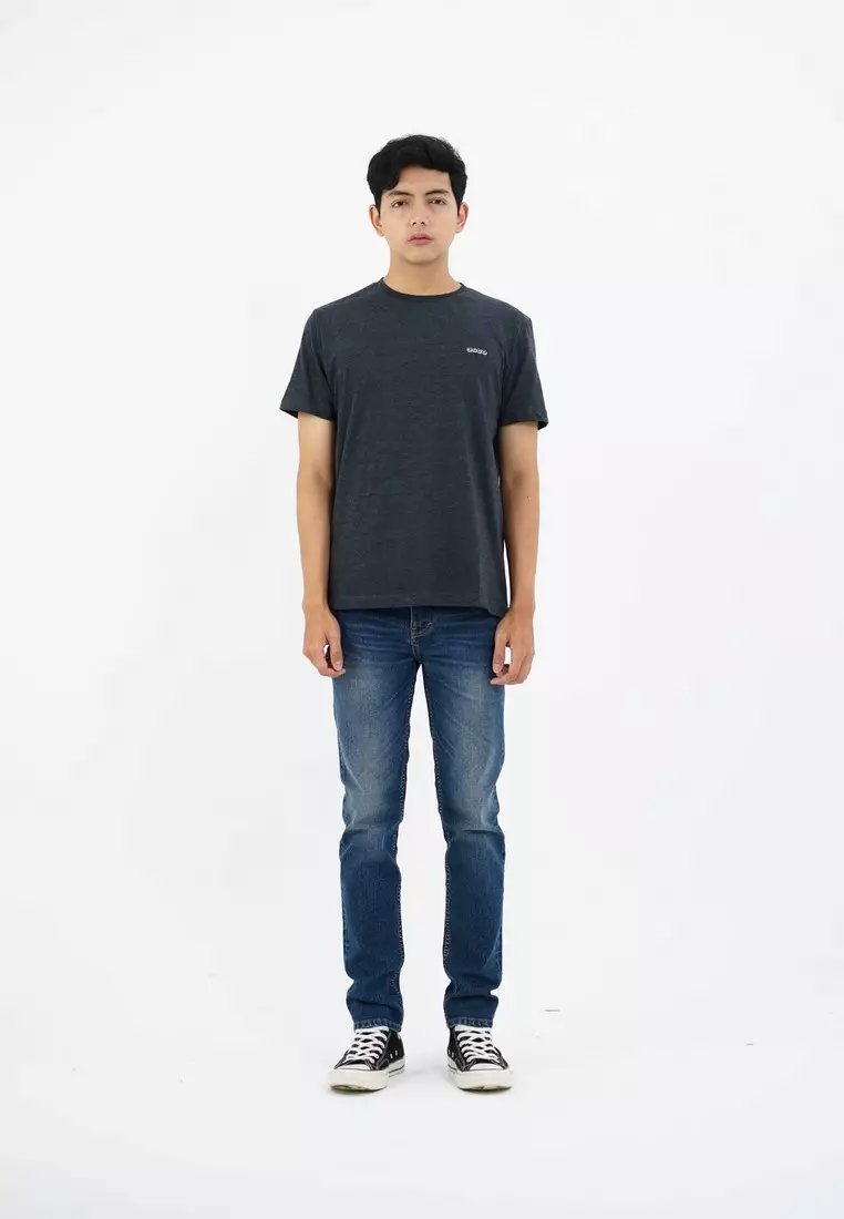 3Second Men's T-Shirt Short Sleeve Regular Fit Cotton Tally C520125