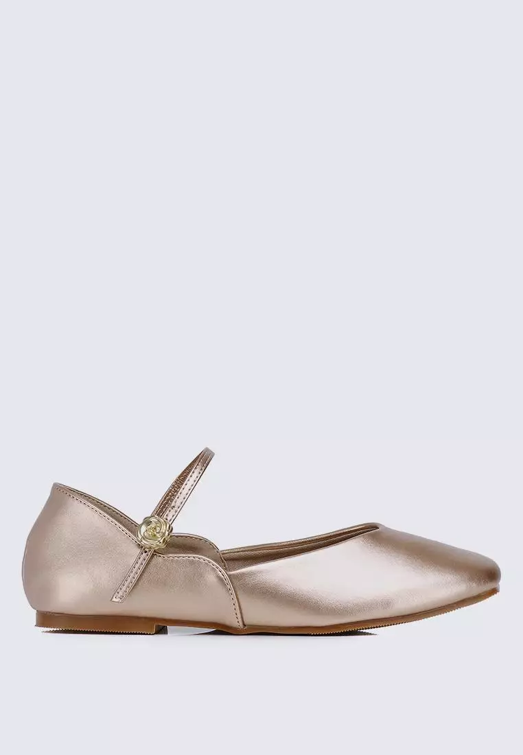 Discount on My Ballerine  shoes - SKU: My Ballerine Pétale De Rose Comfy Ballerina In Rose Gold