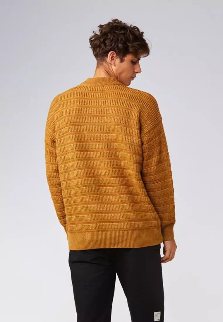 Mustard chunky jumper new arrivals