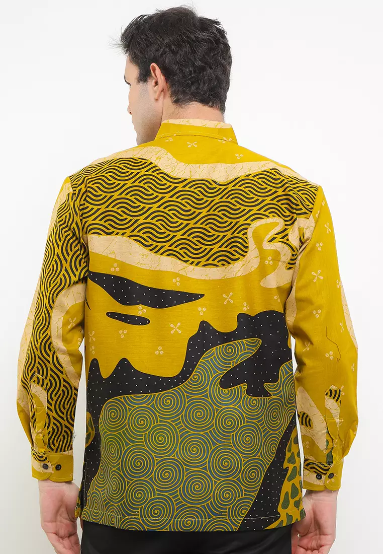 BATIK TALENTA EXCLUSIVE Lengan PANJANG GRILL YELLOW