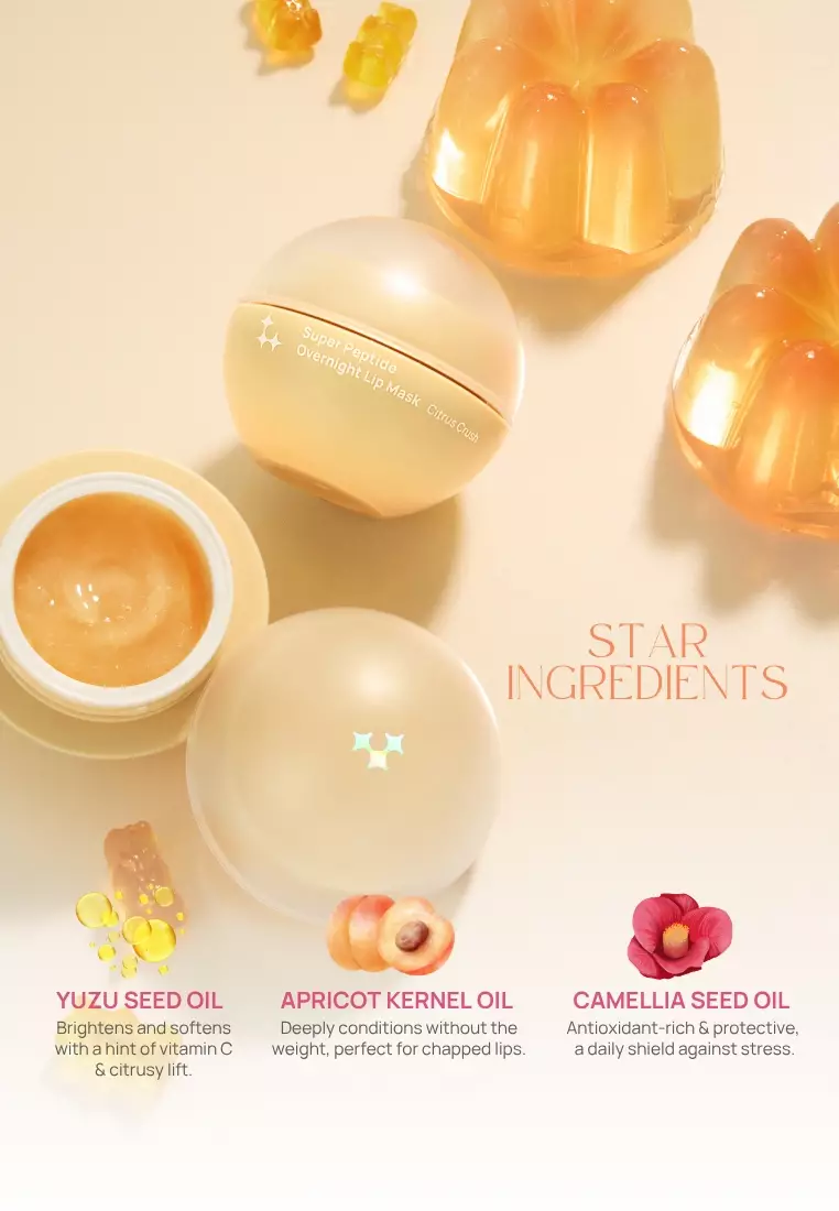 LUMI Super Peptide Overnight Lip Mask - Citrus Crush